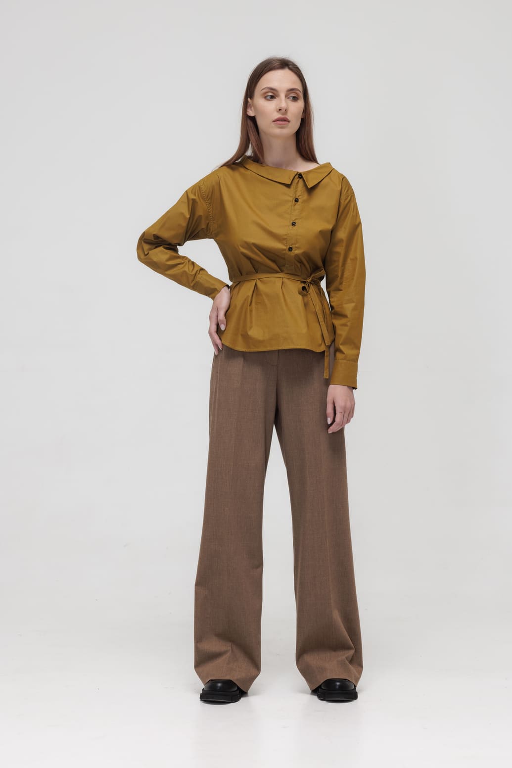 BLOUSE MUSTARD